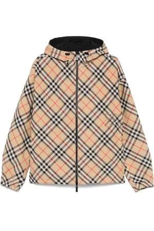 Burberry Jassen, Heren, , M, Hooded Ritsjas