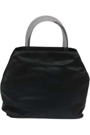 Prada Pre-owned, Dames, Zwart, ONE Size, Satijn, Pre-owned Satin handbags