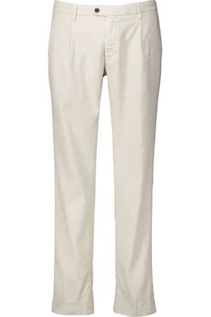 Masons Broeken, Heren, , M, Creme Stijlvol Mbe 111