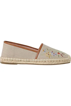 Coccinelle Schoenen, Dames, , 40 EU, Jute, Geborduurde Bloemen Espadrilles