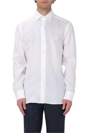 Etro Overhemden, Heren, Wit, 4Xl, Elegante Lange Mouw Jurk Overhemd
