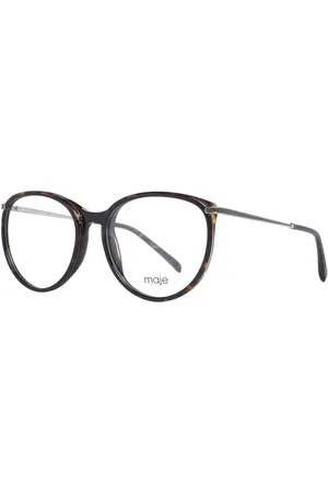 Maje Accessoires, Dames, Bruin, ONE Size, Bruine Dames Optische Monturen Ronde Stijl