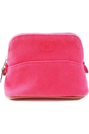 Hermès Pre-owned, Dames, Rood, ONE Size, Katoen, Pre-owned Cotton pouches