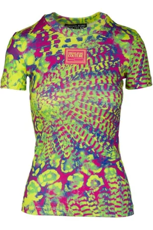 VERSACE Tops, Dames, Veelkleurig, L, T-shirts en Polos