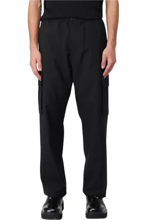 Marni Broeken, Heren, Zwart, XL, Zwarte Cargo Broek met Zakken
