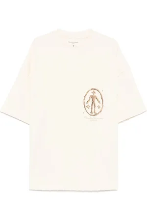 Untitled Artworks Tops, Heren, , M, Cream Tee Pilgrim T-shirt