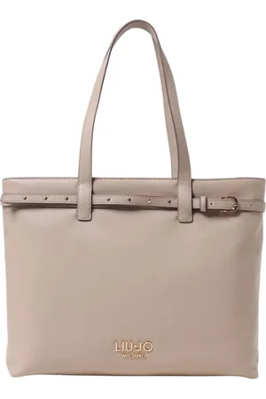 Liu Jo Tassen, Dames, , ONE Size, Leer, Natuurlijke leren schoudertas