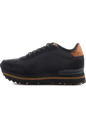 Woden Schoenen, Dames, Blauw, 40 EU, Leer, Nora III Leather Plateau