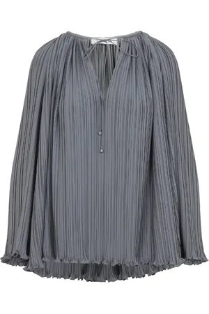 Lanvin Blouses & Shirts, Dames, Grijs, S, Polyester, Grijze Stijlvolle Damesblouse
