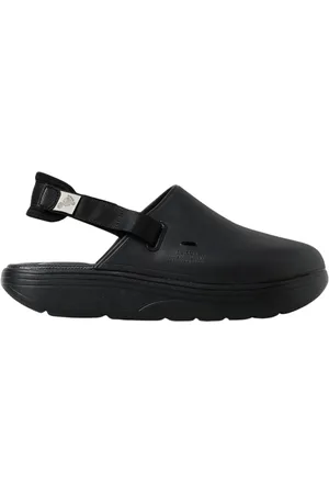 SUICOKE Schoenen, Dames, Zwart, 40 EU, Witte waterbestendige platte schoenen