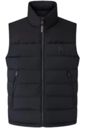 Mackage Jassen, Heren, Blauw, 2Xs, Bobbie Mouwloze Jas