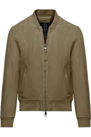 Bomboogie Jassen, Heren, , XL, Katoen, Bomberjack met Ribbed Finish