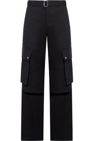 Jacquemus Broeken, Heren, Zwart, L, Katoen, Cargo Katoenen Broek
