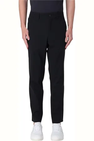 save the duck Broeken, Heren, Zwart, W31, Gewatteerde Slim Fit Broek met Zakken