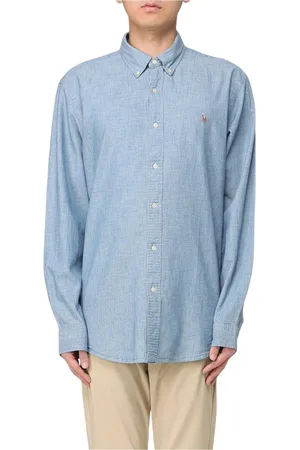 Ralph Lauren Overhemden, Heren, Blauw, XL, Blauw Longsleeve Shirt Casual Stijl