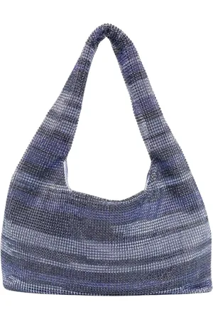 KARA Tassen, Dames, Paars, ONE Size, Elegante Kristal Schoudertas