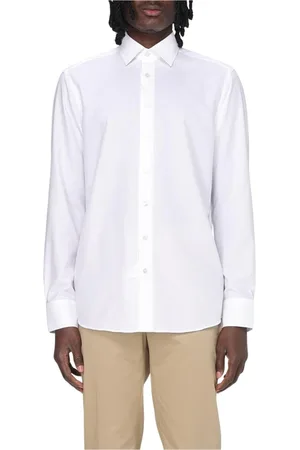 Etro Overhemden, Heren, Wit, XL, Katoen, Tijdloos wit overhemd
