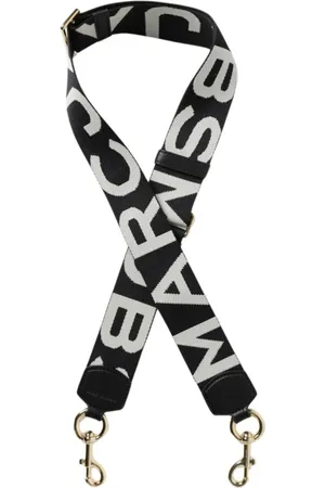 Marc Jacobs Tassen, Dames, Zwart, ONE Size, Nylon, Logo Schoudertas Band