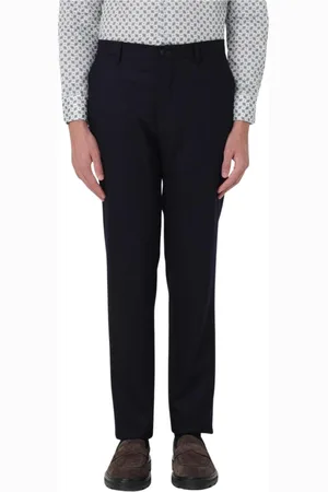 Etro Broeken, Heren, Blauw, S, Wol, Slim Fit Blauwe Herenbroek Stijlvol Ontwerp