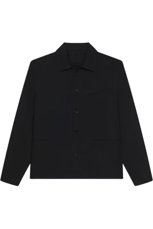 Givenchy Jassen, Heren, Zwart, XL, Elegante Kraagjas