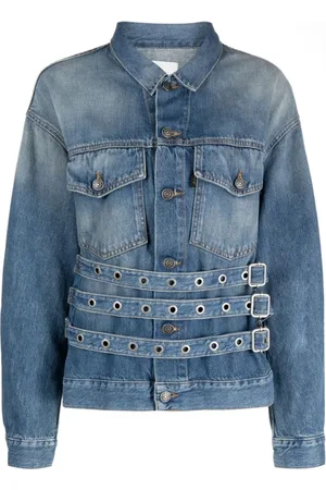 haikure Jassen, Dames, Blauw, M, Denim, Denim Jas