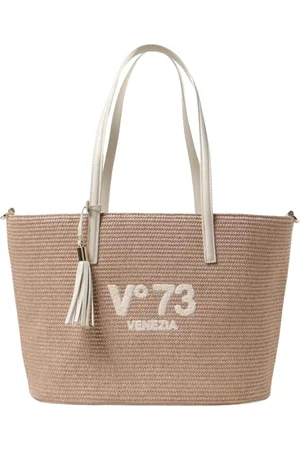 V°73 Tassen, Dames, , ONE Size, Leer, Stijlvolle geweven tas met kwast
