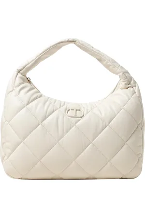 Twin-Set Tassen, Dames, , ONE Size, Leer, Stijlvolle Leren Schoudertas