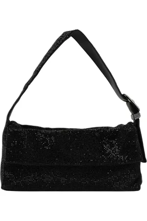 BENEDETTA BRUZZICHES Tassen, Dames, Zwart, ONE Size, Kristallen Schoudertas