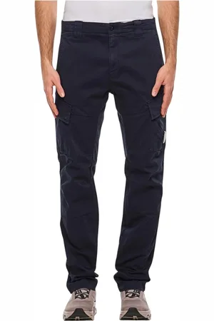 C.P. Company Broeken, Heren, Blauw, M, Katoen, Bruine Cargo Broek voor Mannen