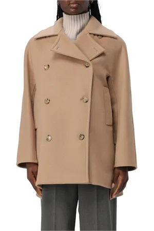 Max Mara Mantels, Dames, , S, Wol, Elegante Wollen Jas