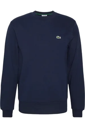 Lacoste Sweatshirts & Hoodies, Heren, Blauw, S, Katoen, Heren Crew Neck Sweatshirt