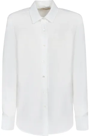 BLANCA Blouses & Shirts, Dames, Wit, L, Witte Klassieke Kraag Shirt Vrouwen