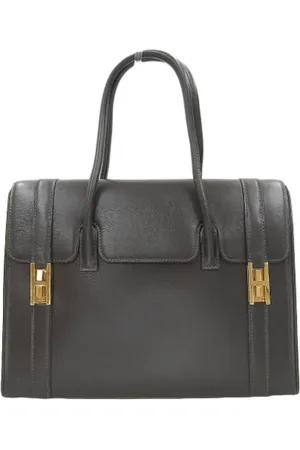 Hermès Pre-owned, Dames, Bruin, ONE Size, Leer, Tweedehands leren handtassen
