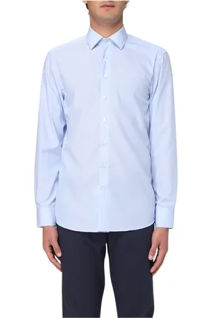 Etro Overhemden, Heren, Blauw, 2Xl, Katoen, Blauw Formeel Overhemd