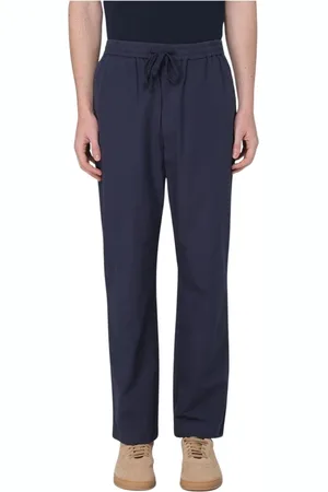 Woolrich Broeken, Heren, Blauw, L, Katoen, Veelzijdige Militaire Stijl Katoenen Shorts