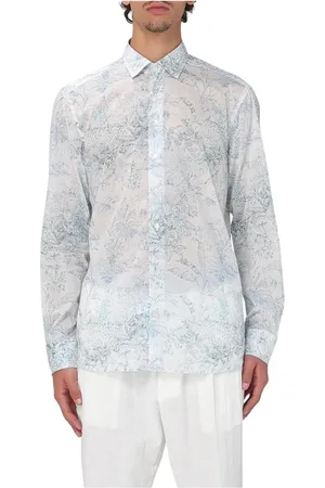 Etro Overhemden, Heren, Veelkleurig, 5Xl, Elegante Bloemenshirt