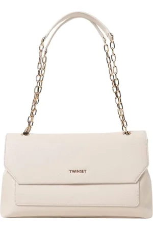 Twin-Set Tassen, Dames, , ONE Size, Leer, Parel Schoudertas