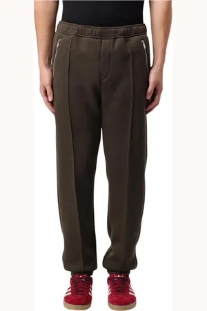 UNDERCOVER Broeken, Heren, Groen, L, Veelzijdige Broek met Ritsdetail