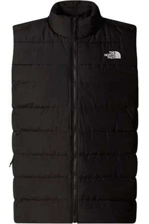 The North Face Jassen, Heren, Zwart, XL, Polyester, Mouwloos Donsjack