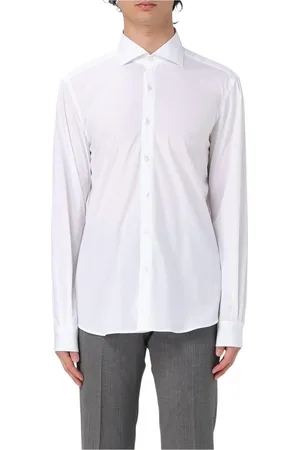 FAY Overhemden, Heren, Wit, 3Xl, Klassiek Wit Overhemd