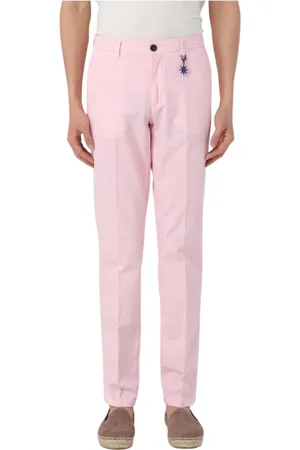 Manuel Ritz Broeken, Heren, Roze, M, Katoen, Stijlvolle Roze Chino