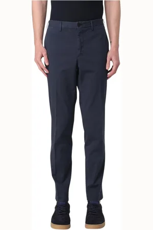 Incotex Broeken, Heren, Blauw, L, Katoen, Bruine Slim Fit Chinos Broek