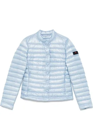 Peuterey Jassen, Dames, Blauw, S, Stijlvolle Celeste Jas voor Vrouwen