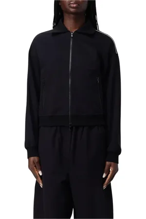 Brunello Cucinelli Sweatshirts & Hoodies, Dames, Zwart, S, Luxe Track Jacket