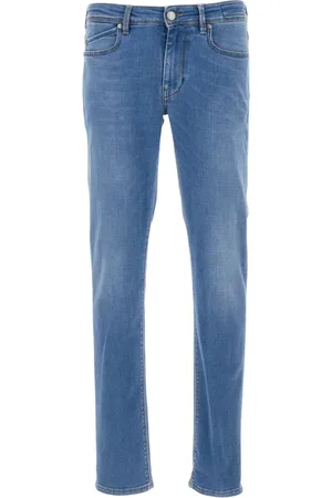 RE-HASH Jeans, Heren, Blauw, W35, Katoen, Blauwe Jeans voor Mannen Stijlvol Ss 24
