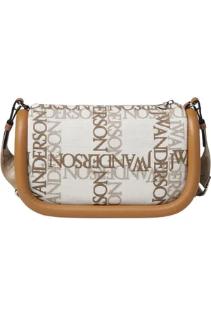 J.W.Anderson Tassen, Dames, , ONE Size, Leer, Canvas Leren Schoudertas