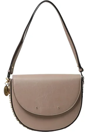 Stella McCartney Tassen, Dames, , ONE Size, Leer, Ketting Halve Maan Schoudertas