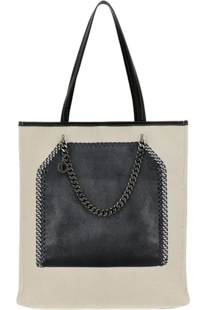 Stella McCartney Tassen, Dames, , ONE Size, Katoen, Multicolor Chain Tote Tas voor Vrouwen