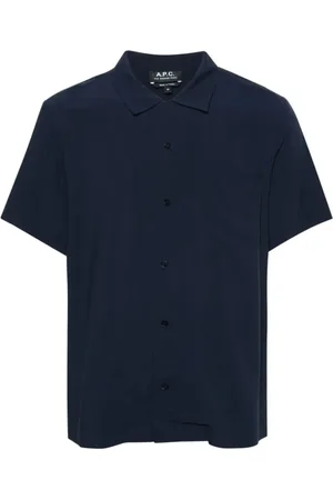 A.P.C. Overhemden, Heren, Blauw, L, Shirts