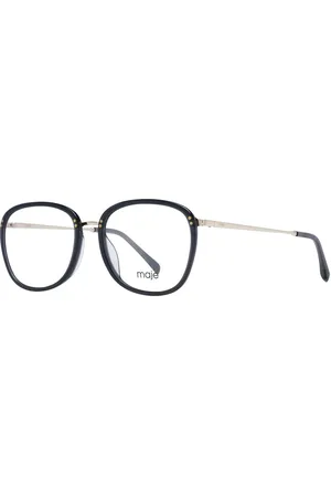 Maje Accessoires, Dames, Zwart, ONE Size, Zwarte Dames Optische Monturen Trapezium Stijl